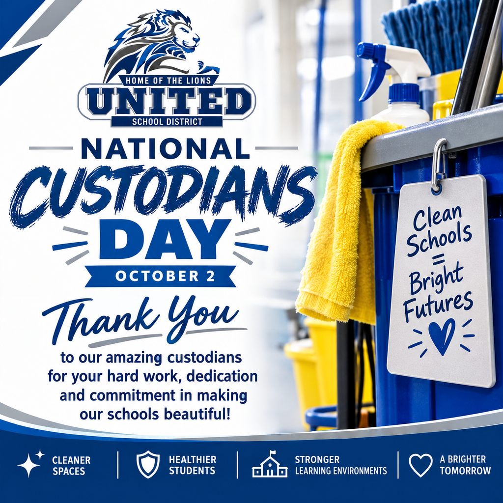 Celebrating National Custodians Day Graphic