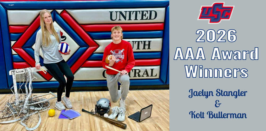 USC Triple A Award Winners Jaelyn Stangler and Kolt Bullerman