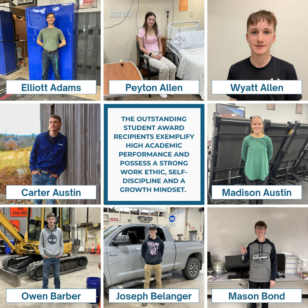 Outstanding Student award recipients 1