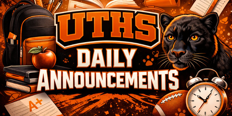 ANNOUNCEMENTS 9/03/2026