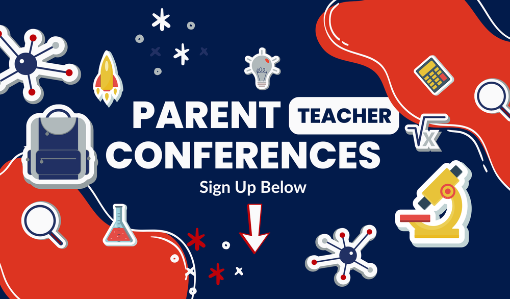 Parent Teacher Conferences Sign up poster