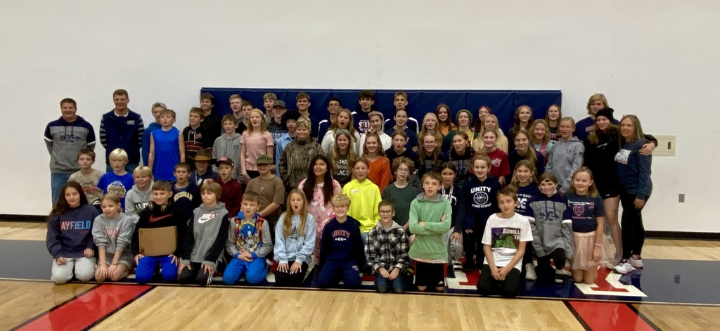 Cross country runners at the assembly