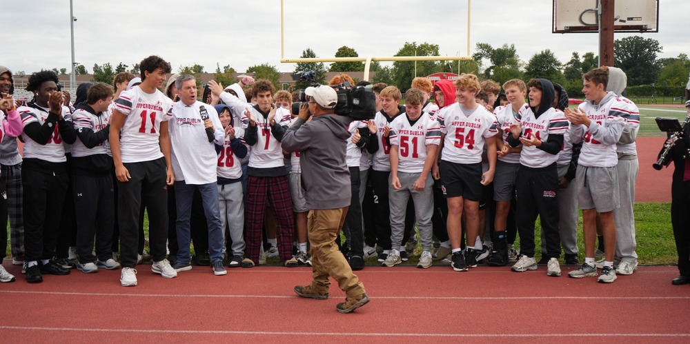 football team with FOX 29