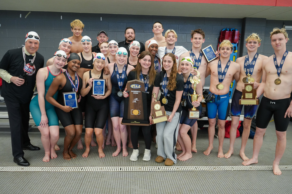 swim team with Bob Kelly