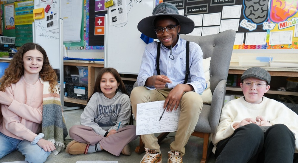 fifth graders on the 100th day