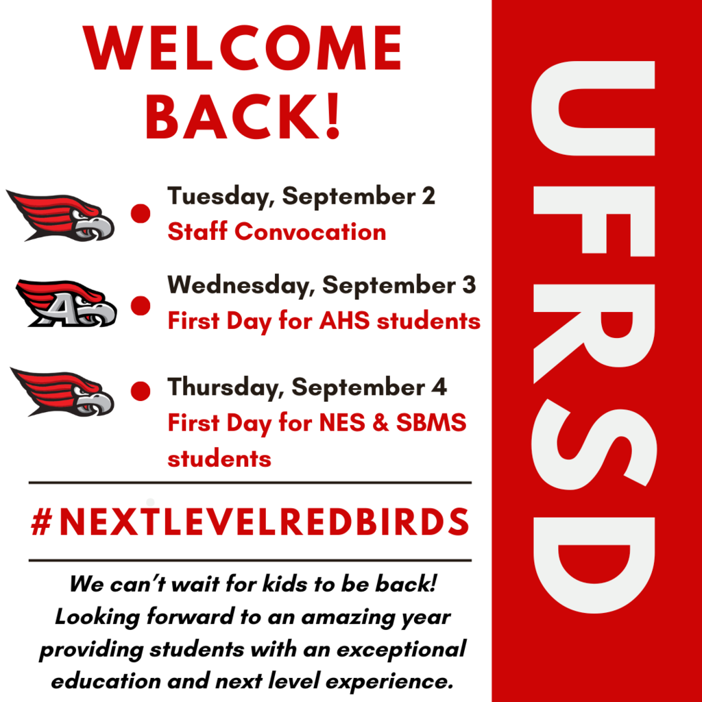 Welcome back dates