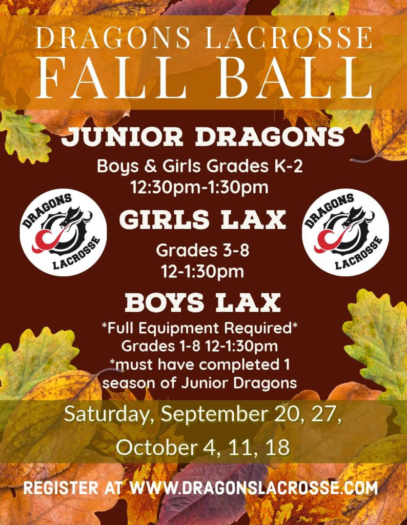 Dragons Lacrosse Fall Ball