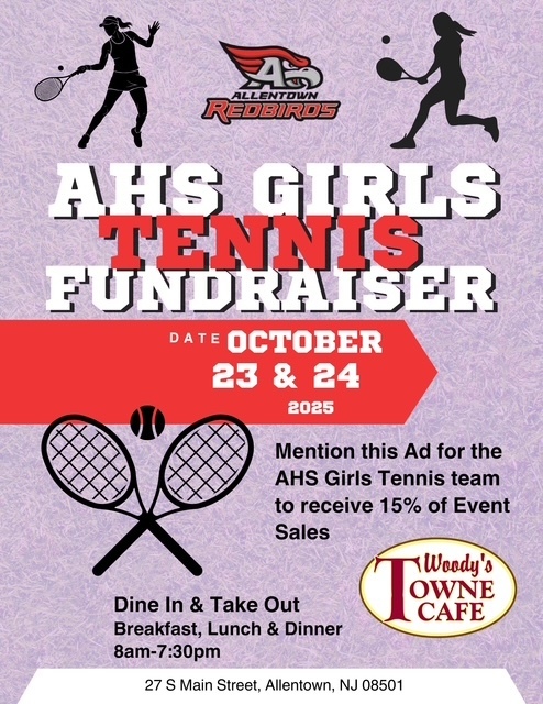 Girls Tennis ad for Woodys