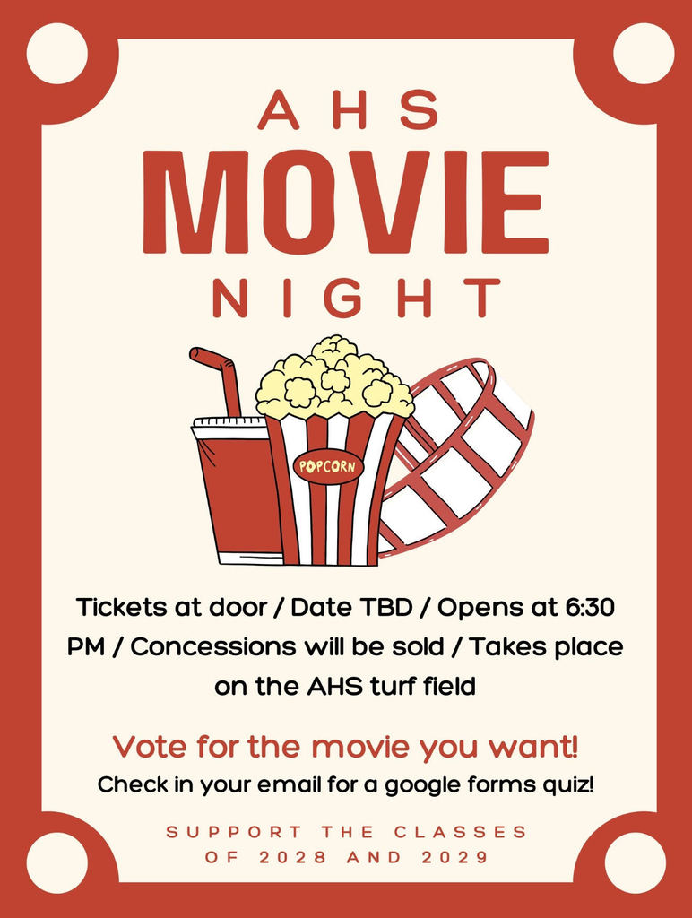 Movie night flyer
