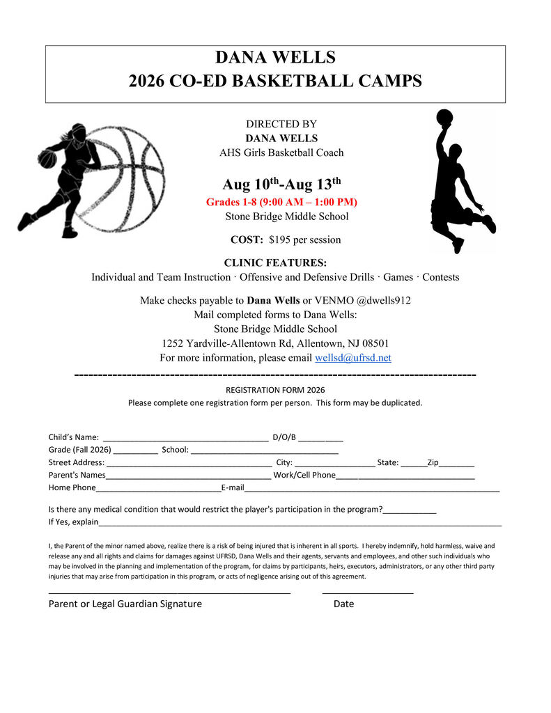 Dana Wells Basketball Camp