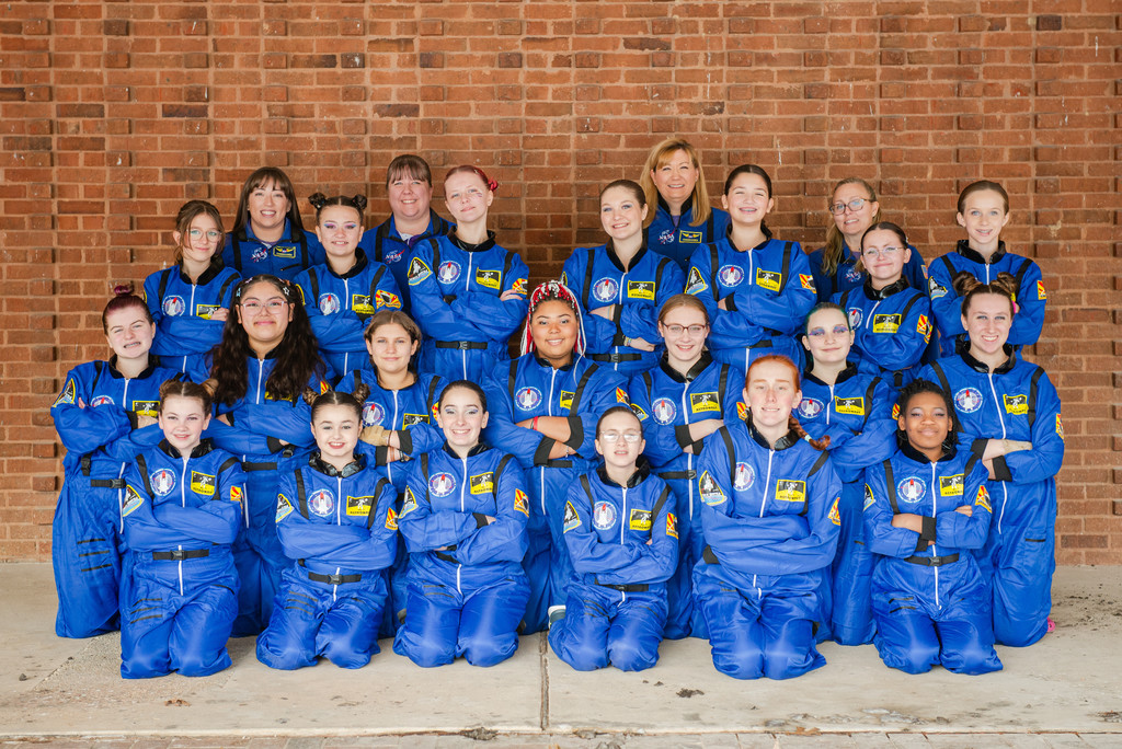 UMMS Winterguard Team group photo