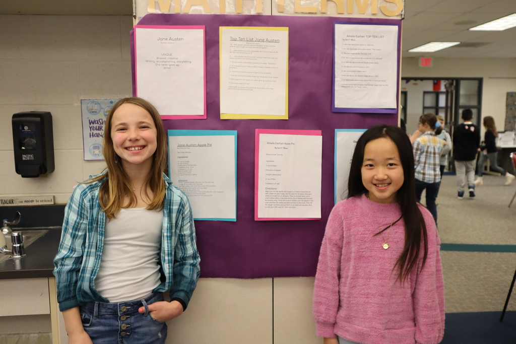 Students in Mrs. Elfreth's Class during their Gallery Walk
