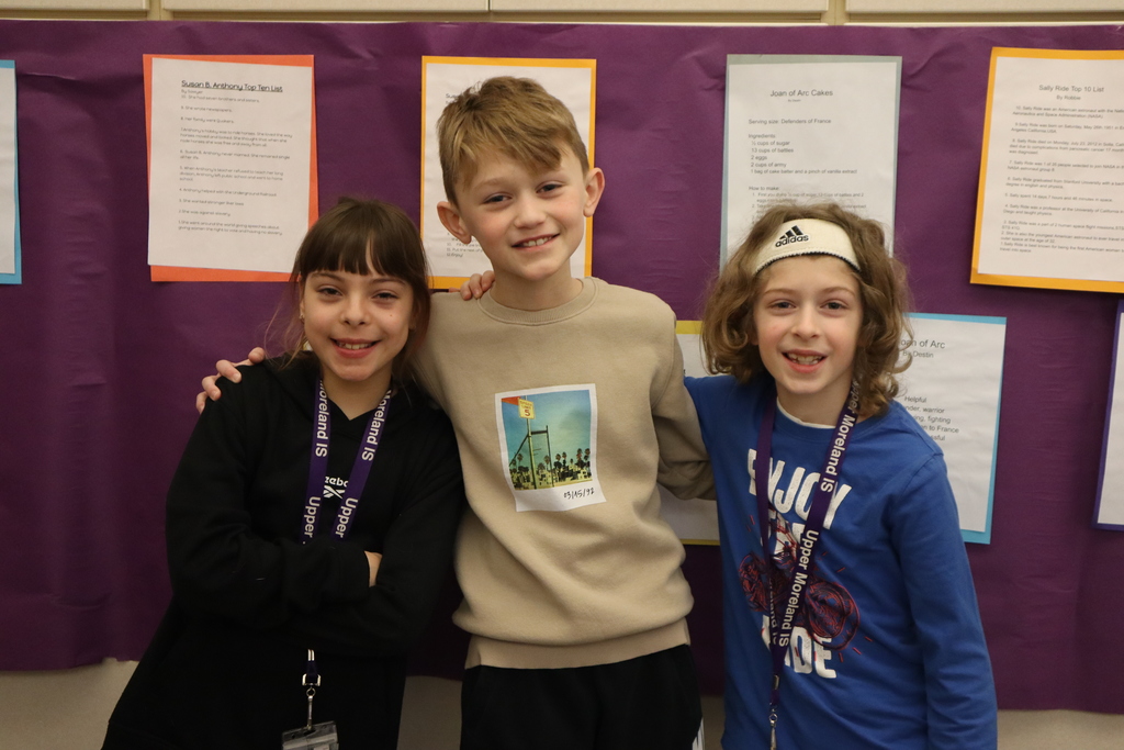 Students in Mrs. Elfreth's Class during their Gallery Walk