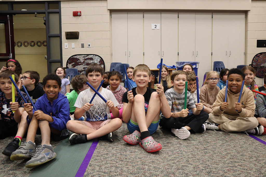 2nd-graders smiling