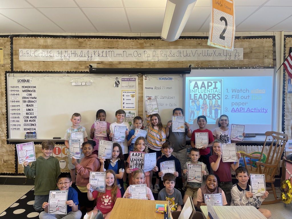 Students pose with their project