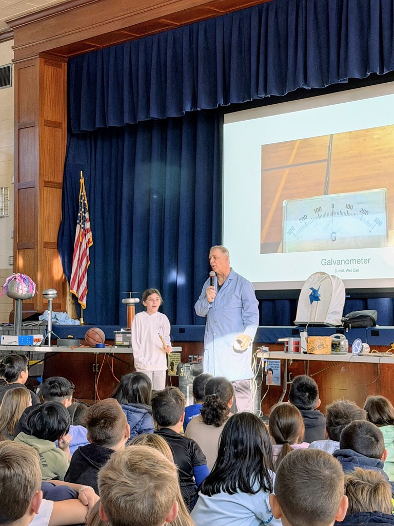 4th grade students enjoying the science assembly