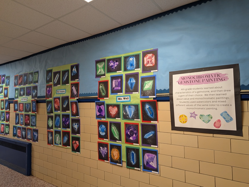 4th Grade Artwork at the Bogert & Reynolds Art Show