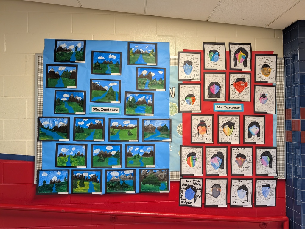 5th Grade Artwork at the Bogert & Reynolds Art Show