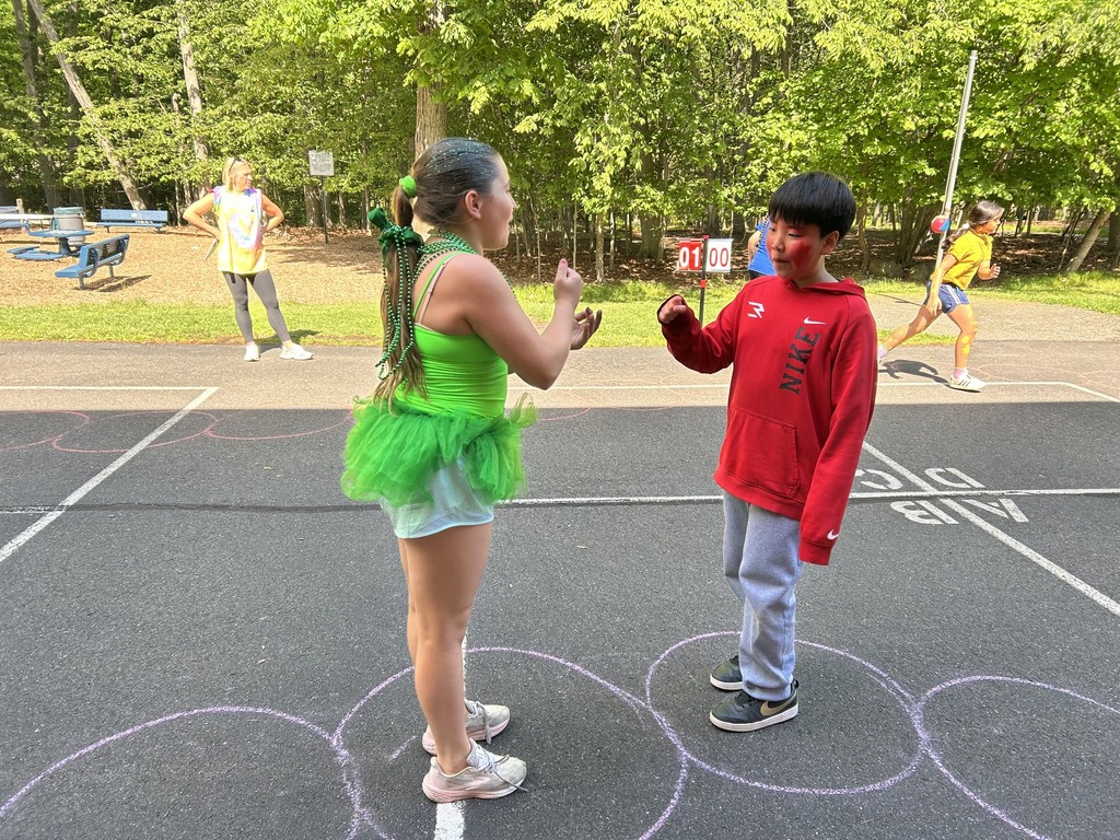 Bogert students participating in Field Day