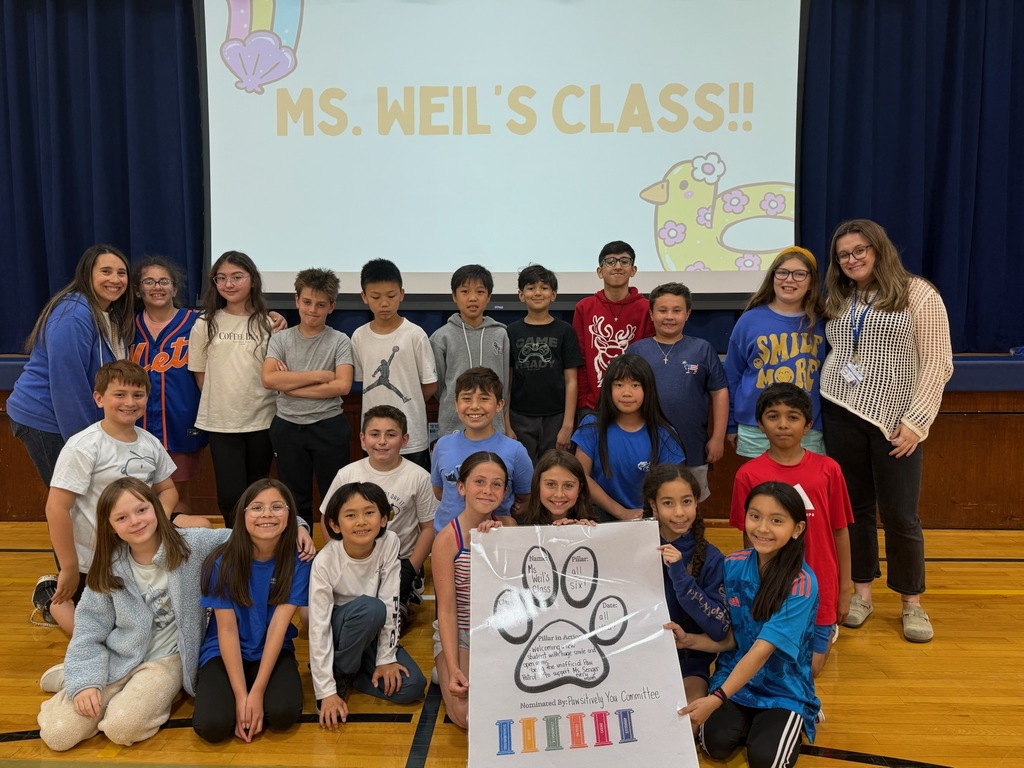 Ms. Weil's whole class was chosen as one of the Bobcats of the month! 