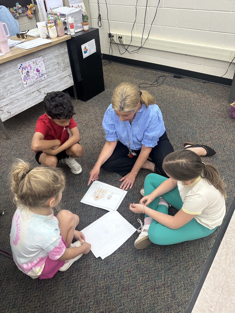 Bogert and Reynolds students sharing work they created in Spanish class