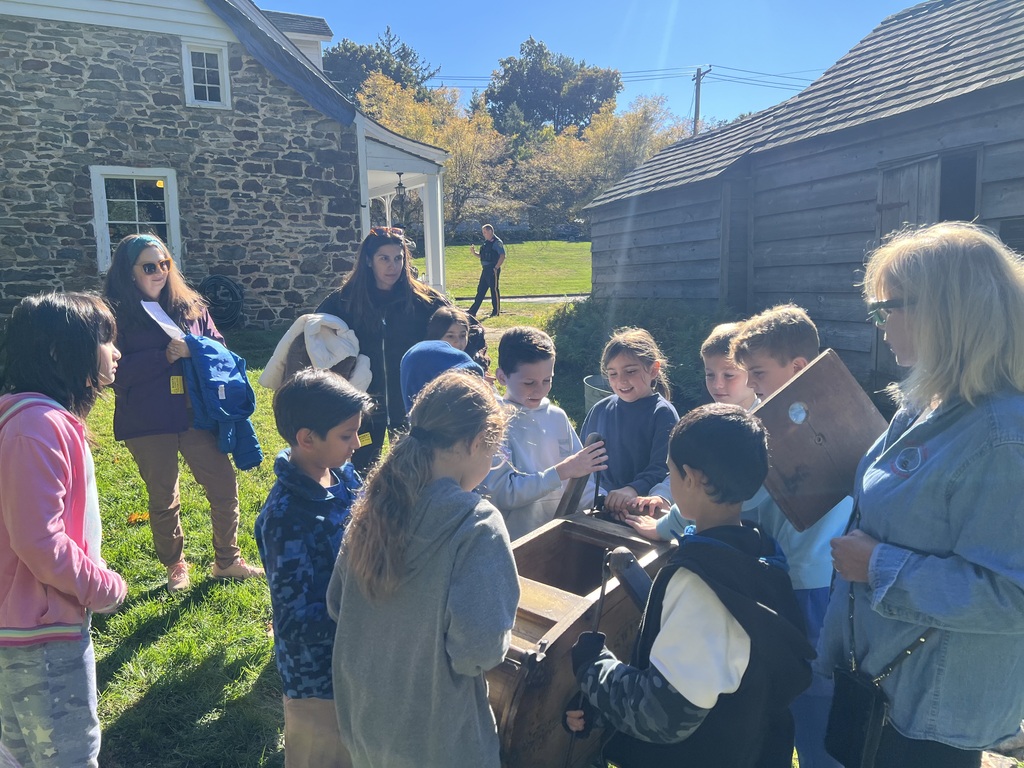 Students learn at a field trip.