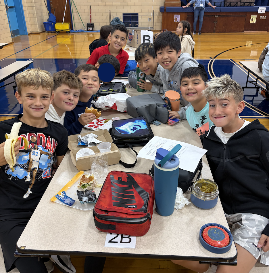 Students celebrate mix it up lunch.