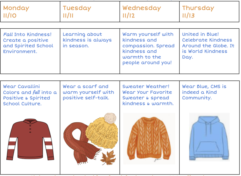 World Kindness Spirit Week