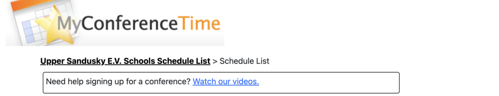 parent teacher conferences image