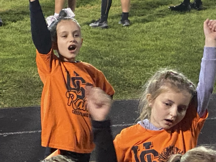 little Rams cheerleaders