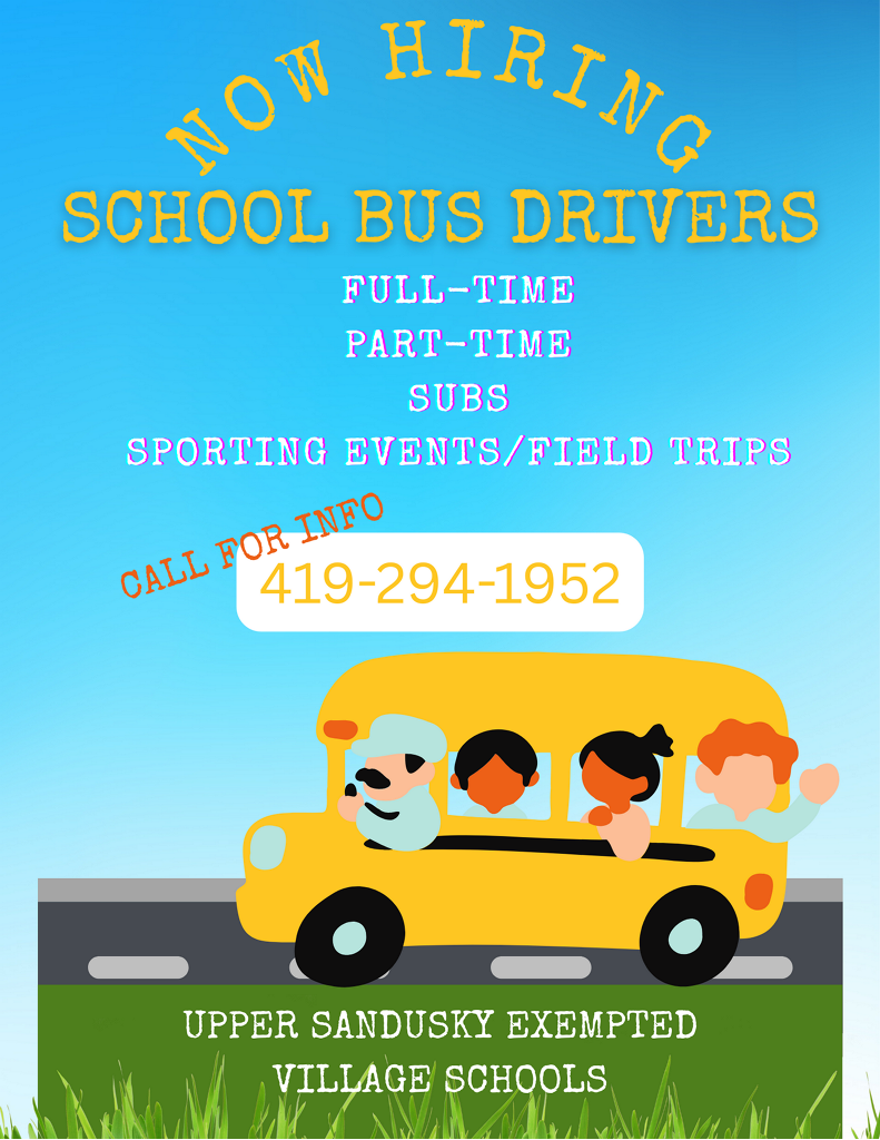 Now Hiring Bus Drivers