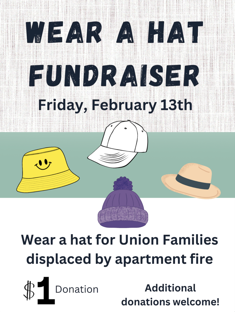 hat fundraiser flyer