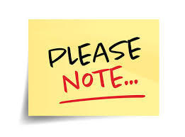 please note