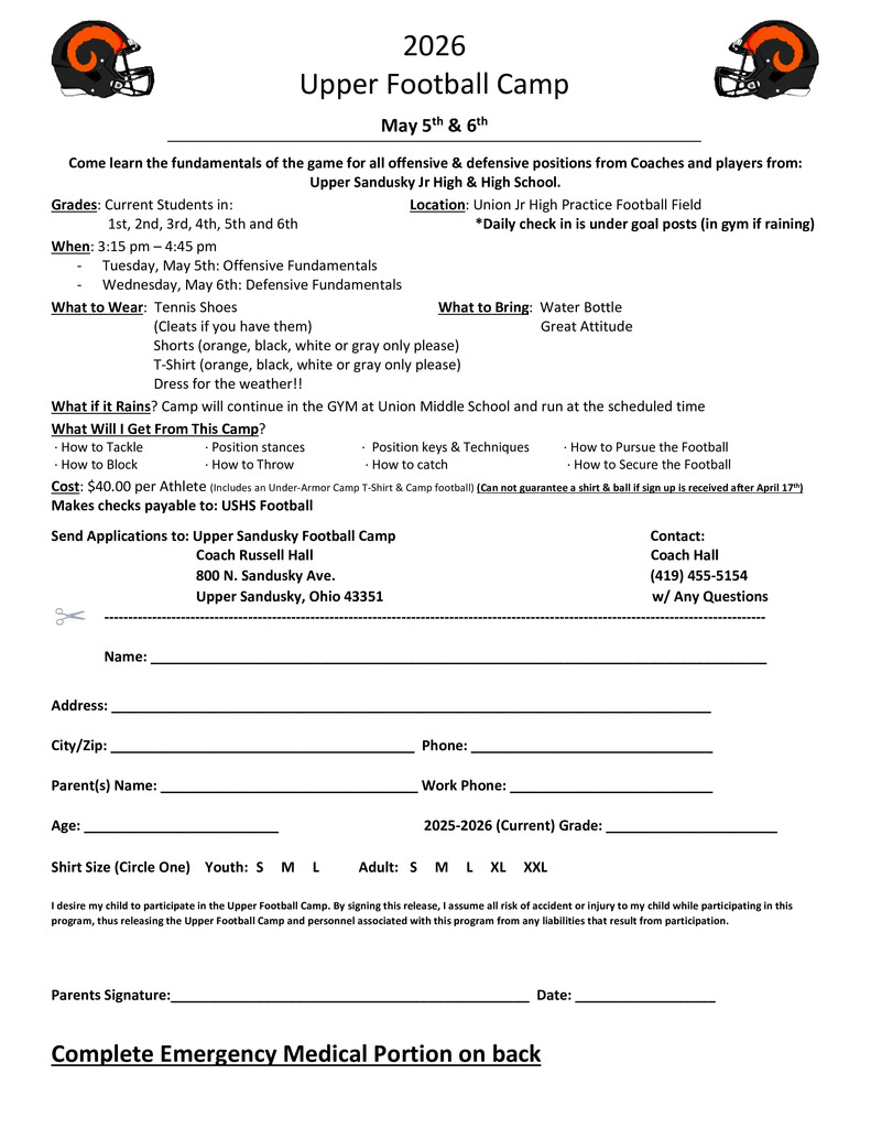 Football Camp