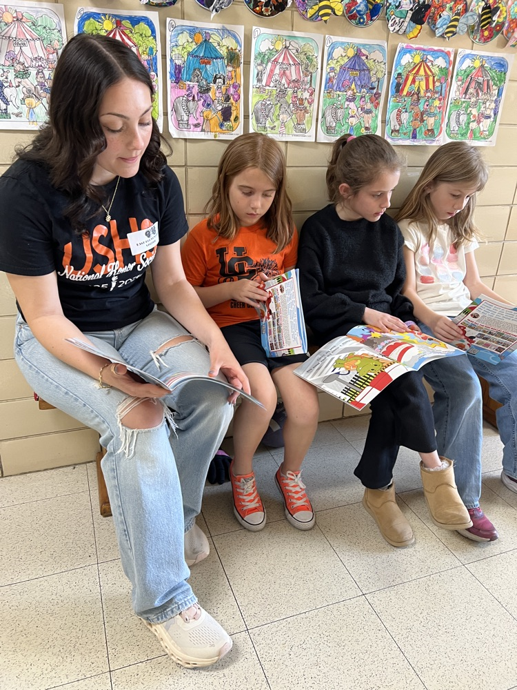 hs student and 2nd grader