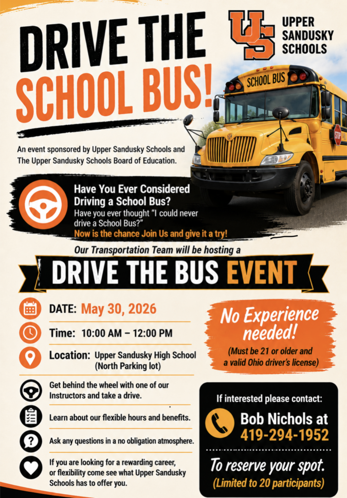 Drive The Bus Flyer