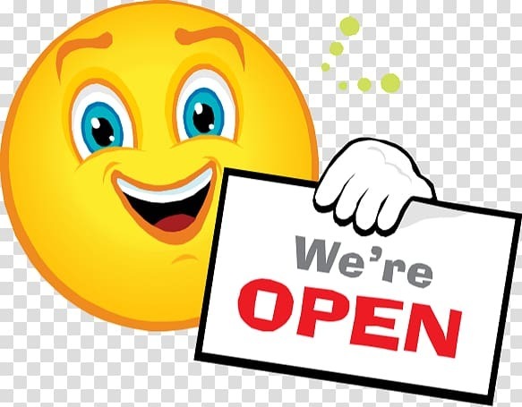 We're open