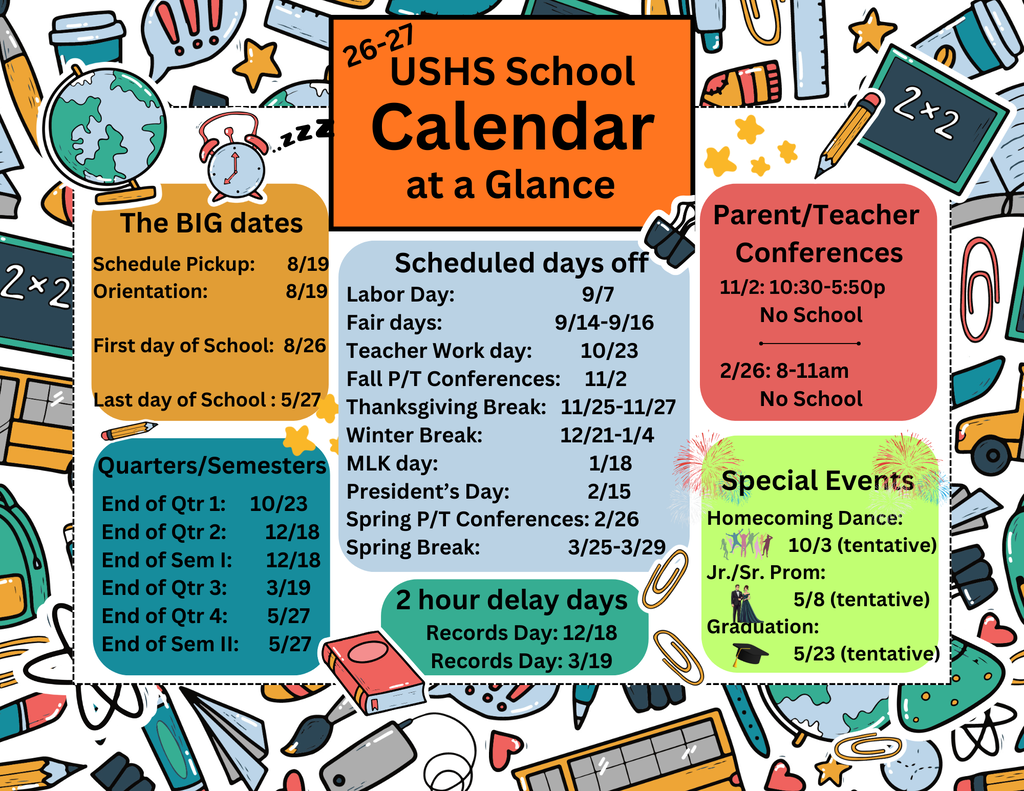 26-27 calendar