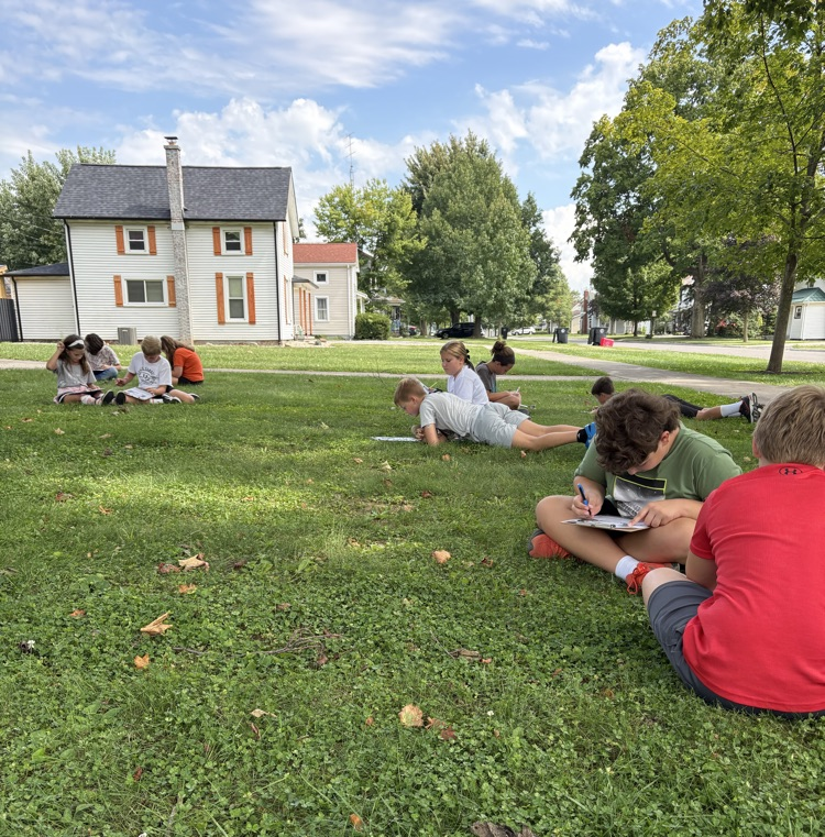 students working
