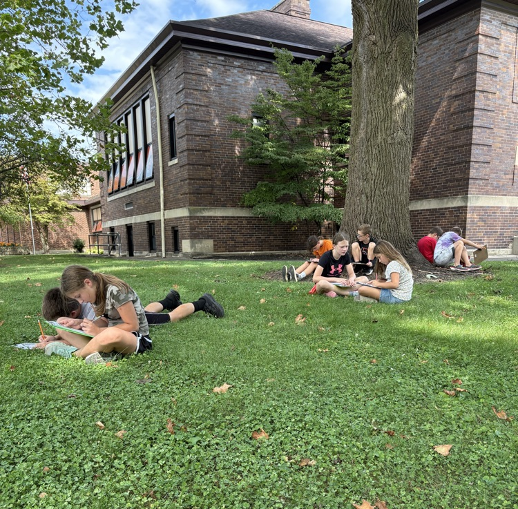 students working