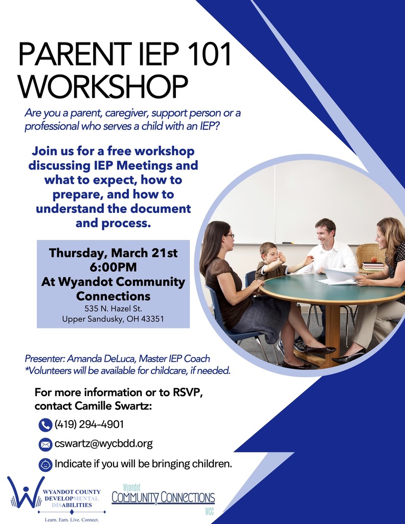 Parent IEP 101 Workshop
