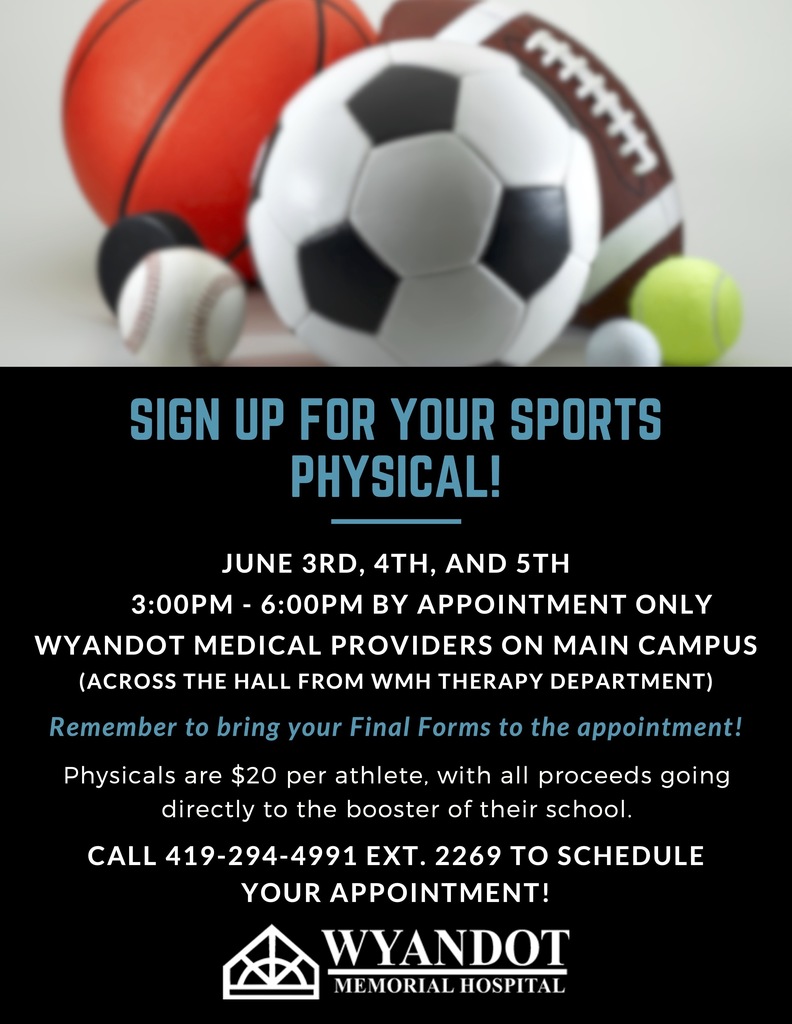 Sports Physical Flyer 2024