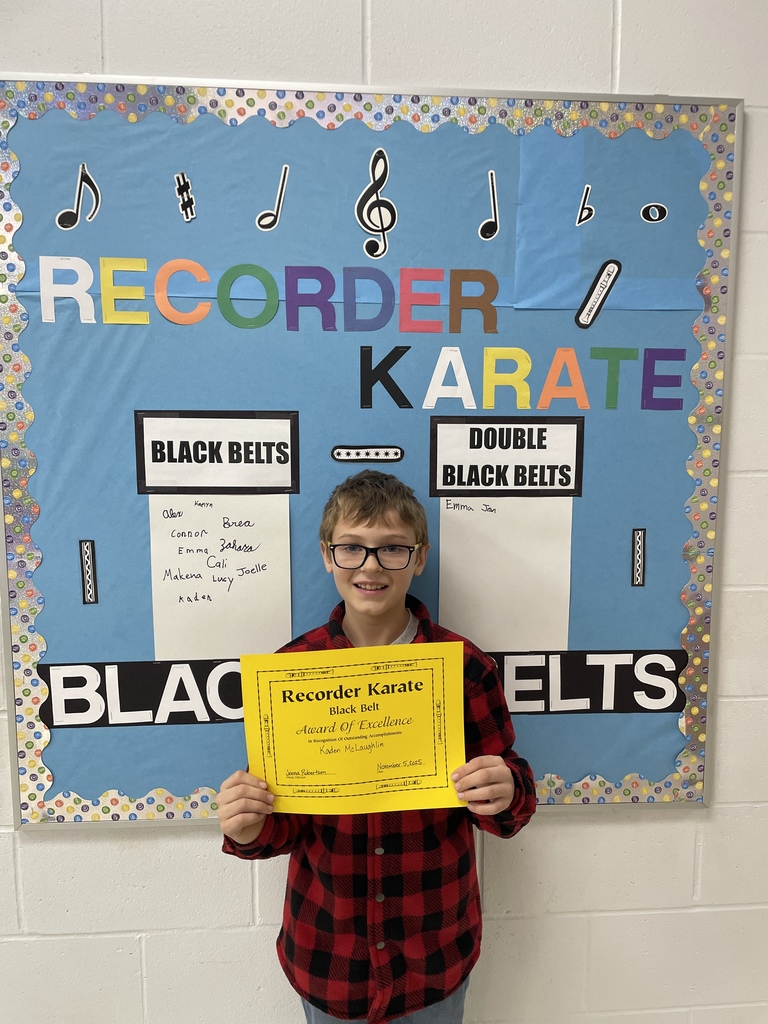 black belt recorder student