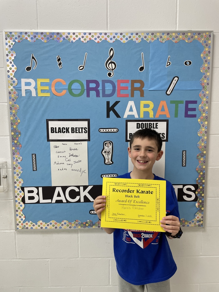 black belt recorder student