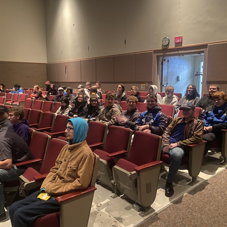 students in auditorium  