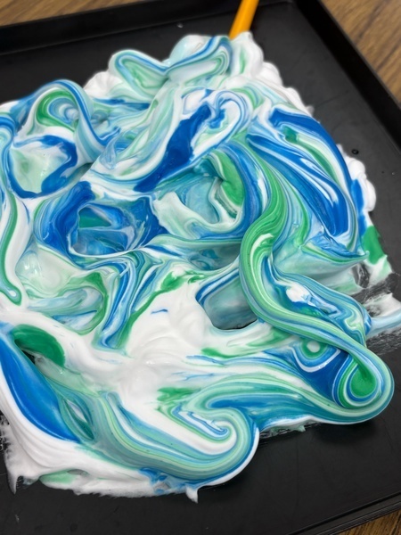 Painting with "Toothpaste" 