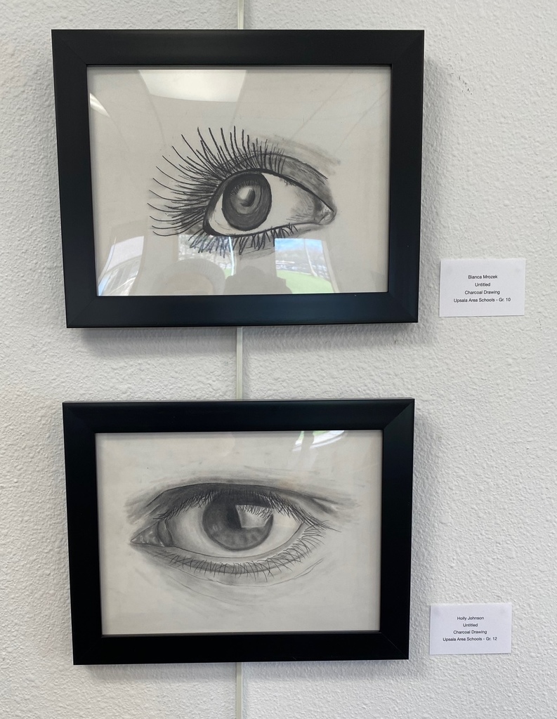 Charcoal Drawings by Bianca Mrozek and Holly Johnson