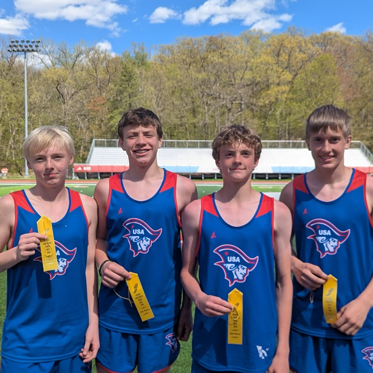 4x800 4th Aaron, Karson, Andrew, and Dawson