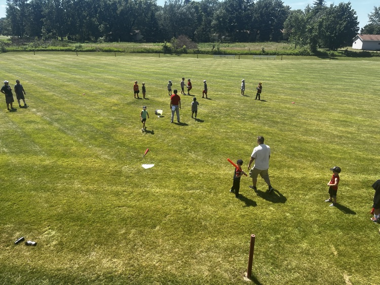 younger kids scrimmage