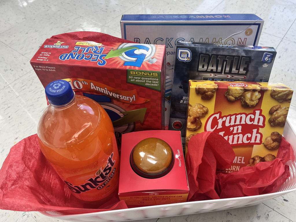Game Night basket donated by UAS Knowledge Bowl